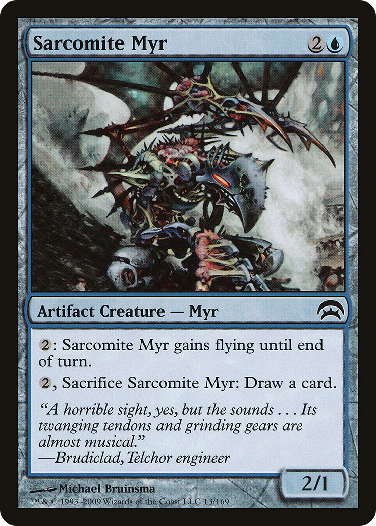 Image of Sarcomite Myr (HOP-013) - Planechase