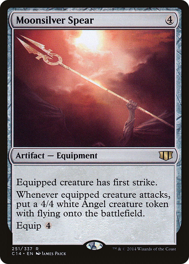 Image of Moonsilver Spear (C14-251) - Commander 2014