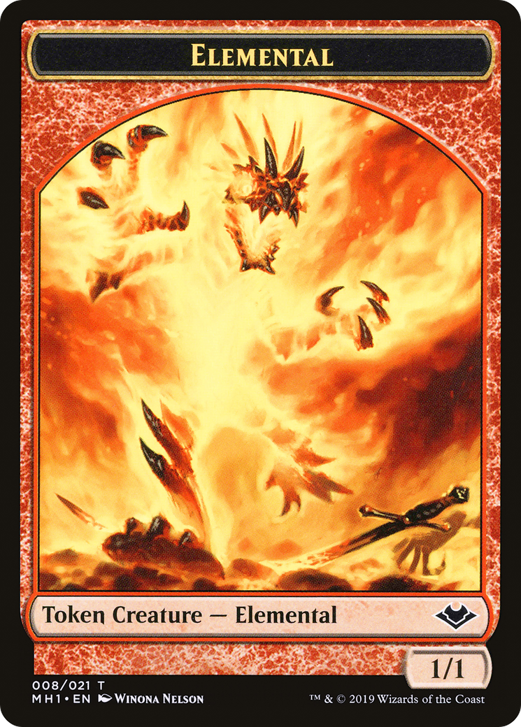 Image of Elemental (TMH1-008) - Modern Horizons Tokens Foil