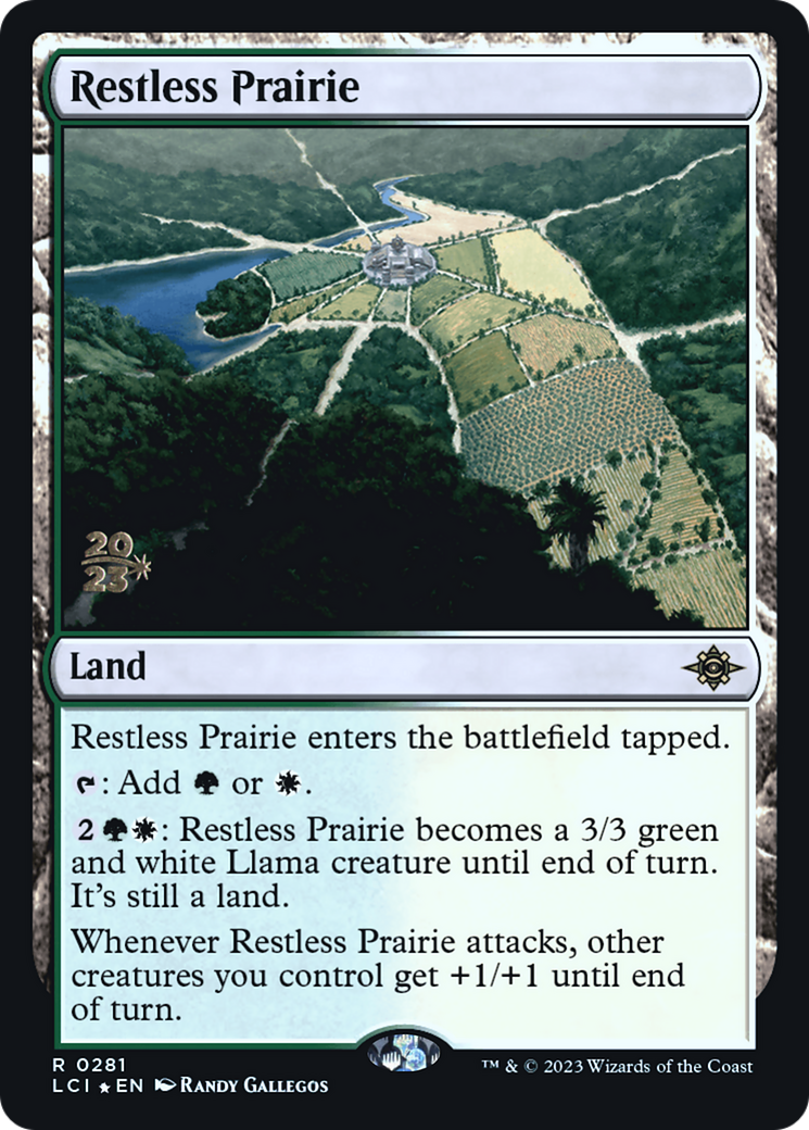 Image of Restless Prairie (PRE-281) - The Lost Caverns of Ixalan Promos Foil