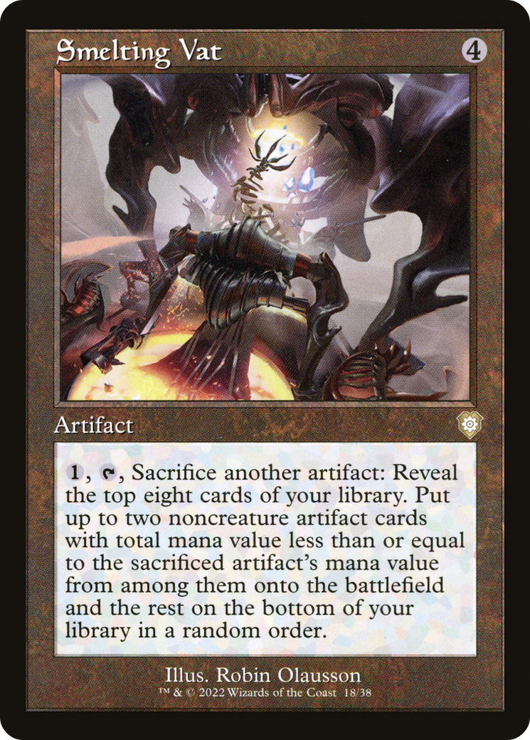 Image of Smelting Vat (Retro Frame) (BRC-018) - The Brothers' War Commander