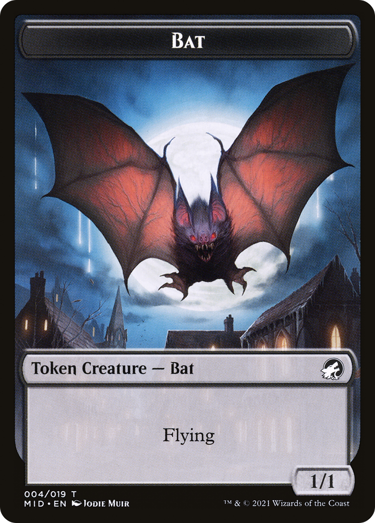 Image of Bat (TMID-004) - Innistrad: Midnight Hunt Tokens