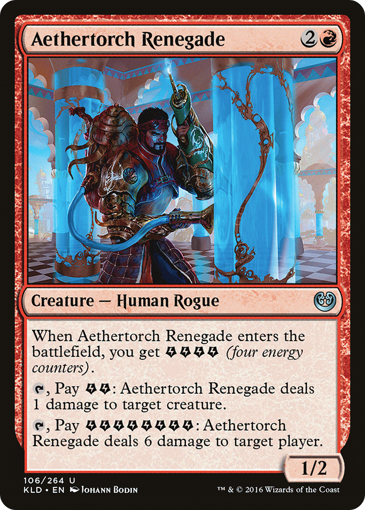 Image of Aethertorch Renegade (KLD-106) - Kaladesh Foil