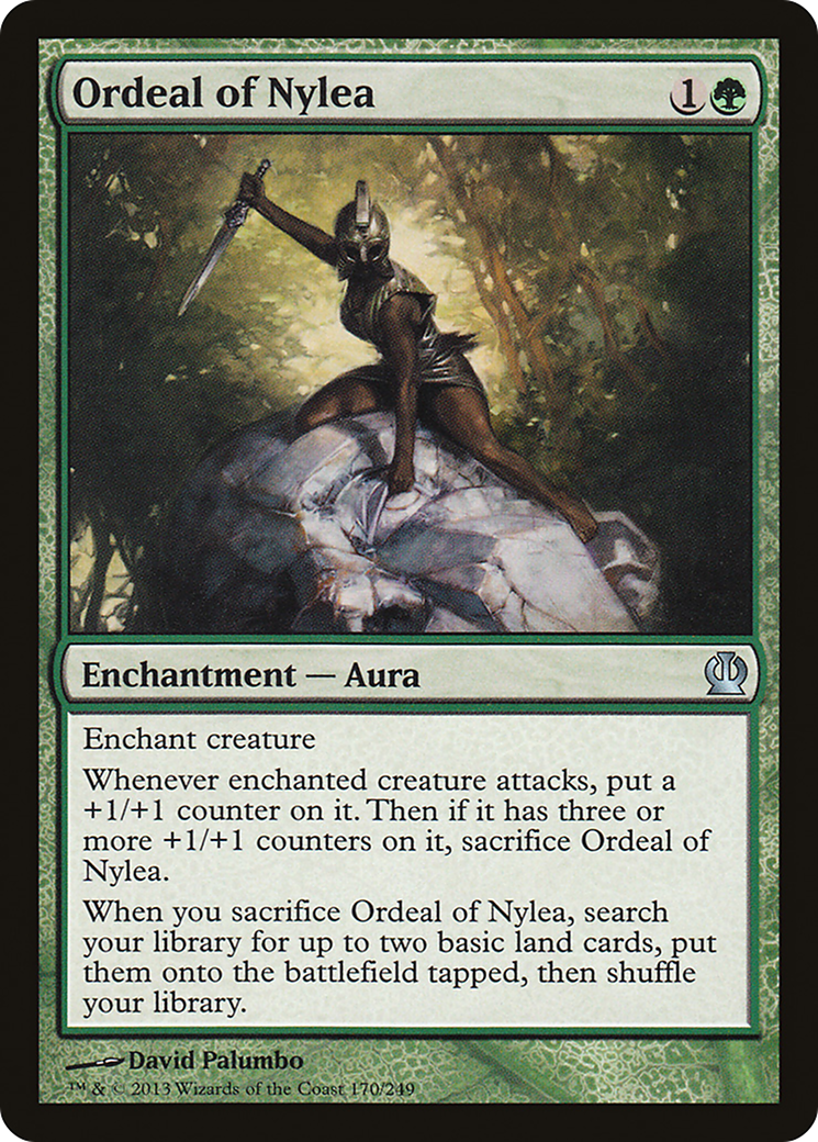 Image of Ordeal of Nylea (THS-170) - Theros Foil