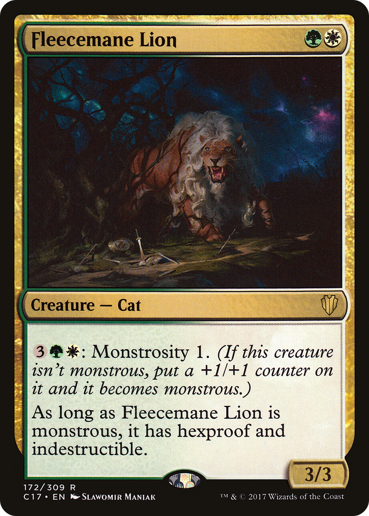 Image of Fleecemane Lion (C17-172) - Commander 2017