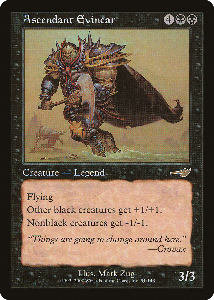 Image of Ascendant Evincar (NMS-051) - Nemesis Foil