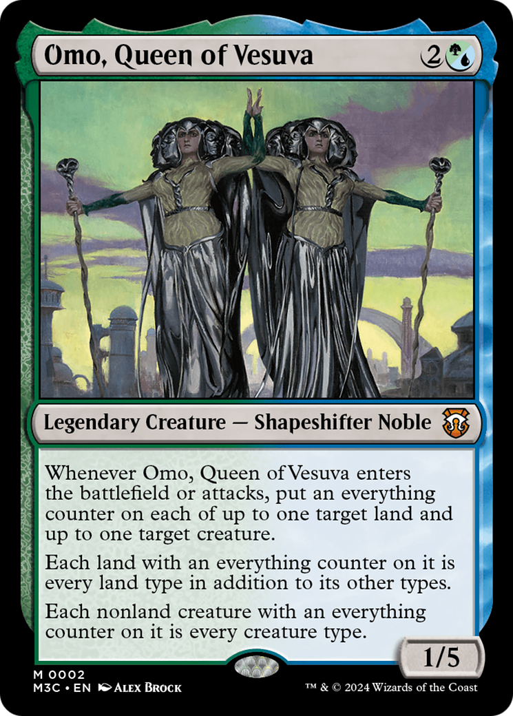 Image of Omo, Queen of Vesuva (M3C-002) - Modern Horizons 3 Commander Foil