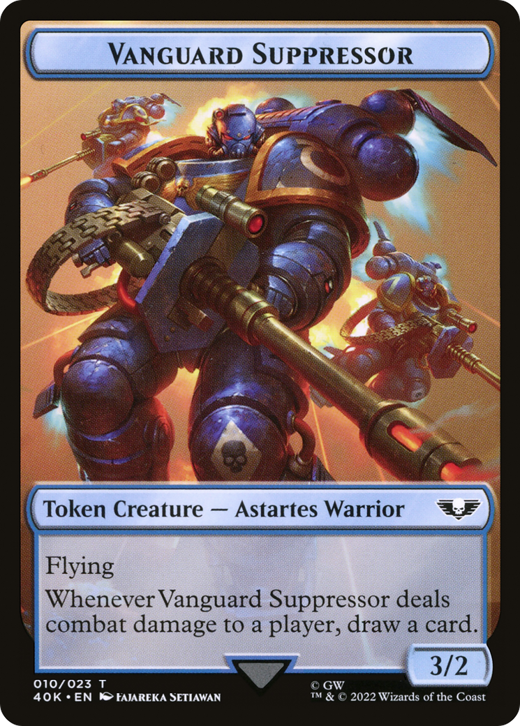 Image of Vanguard Suppressor (T40K-010) - Warhammer 40,000 Tokens