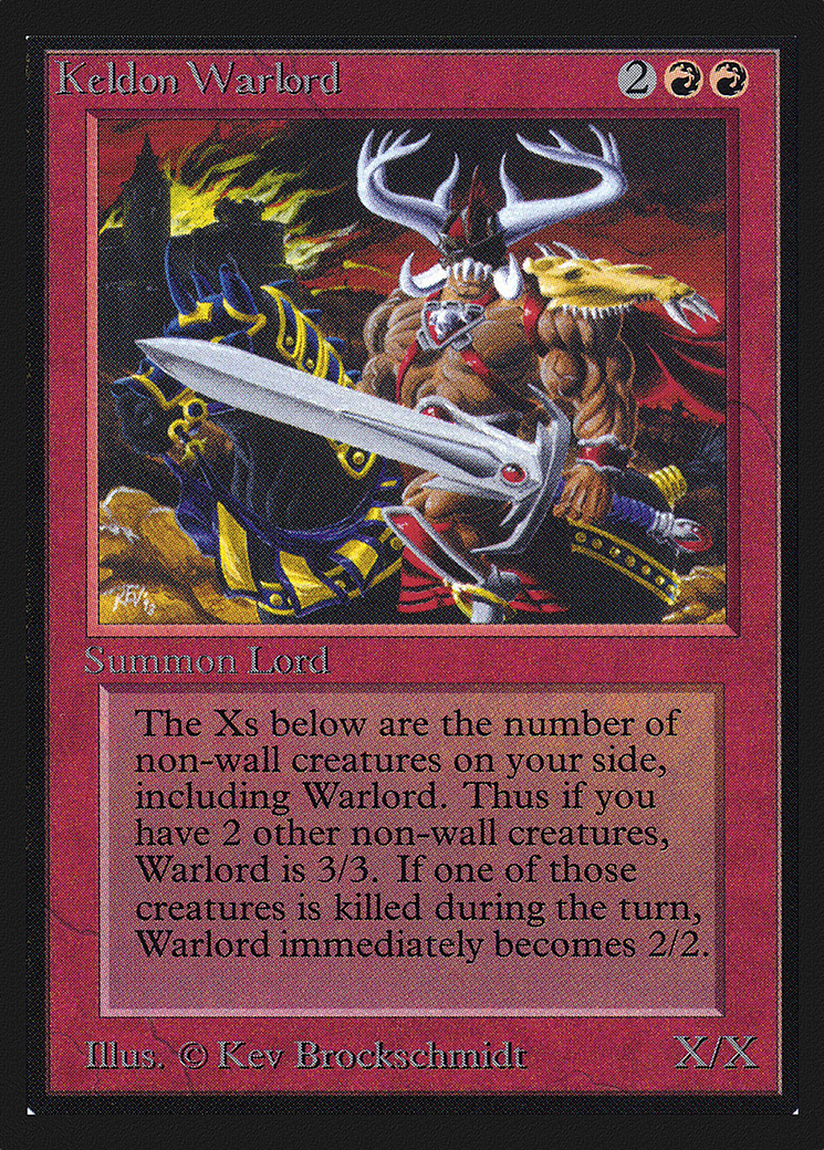 Image of Keldon Warlord (CE) (CED-) - Collectors' Edition