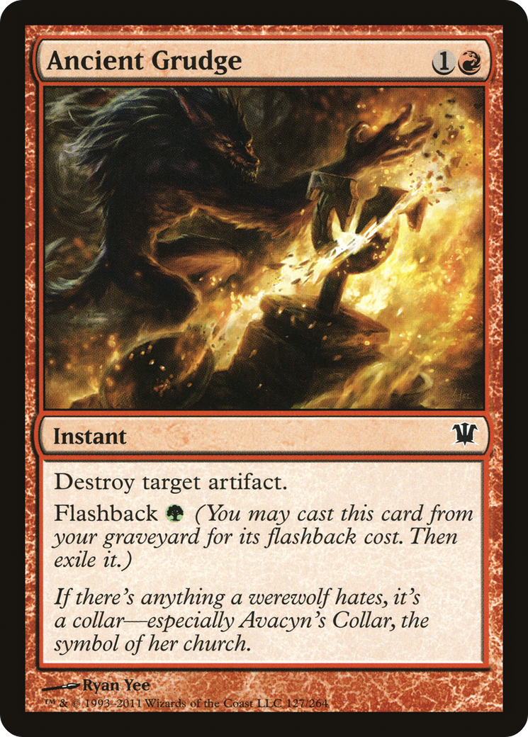 Image of Ancient Grudge (ISD-127) - Innistrad Foil