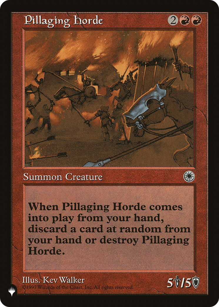 Image of Pillaging Horde (LIST-POR-142) - The List