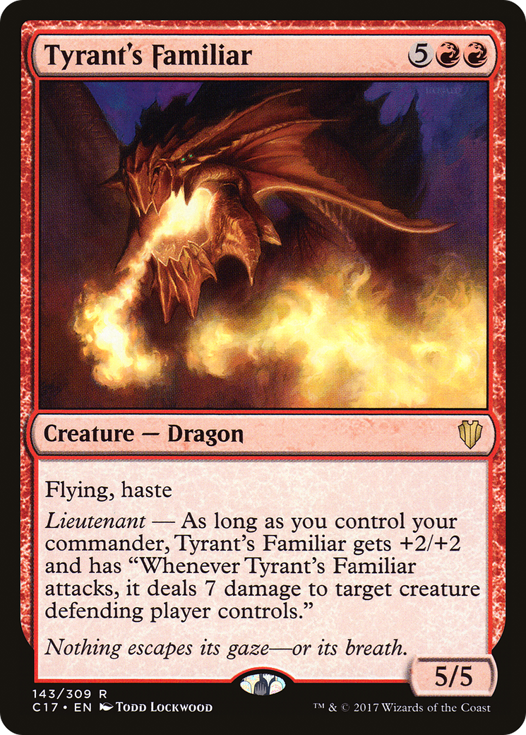 Image of Tyrant's Familiar (C17-143) - Commander 2017