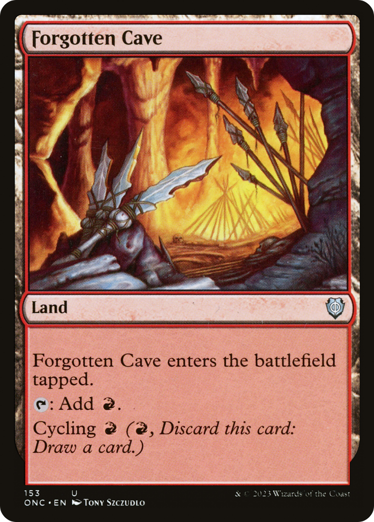 Image of Forgotten Cave (ONC-153) - Phyrexia: All Will Be One Commander
