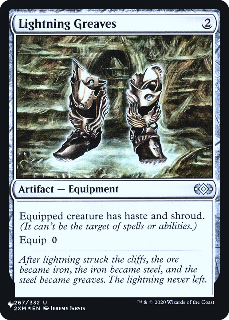 Image of Lightning Greaves (2XM) (LIST-267) - The List Foil