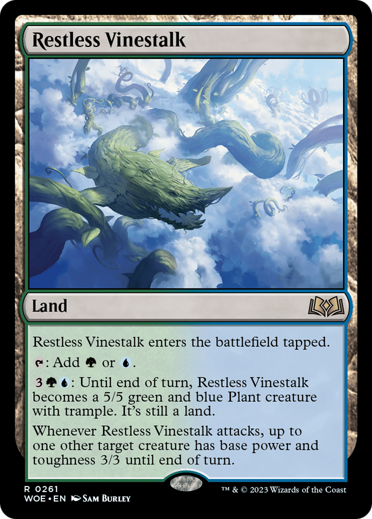 Image of Restless Vinestalk (WOE-261) - Wilds of Eldraine