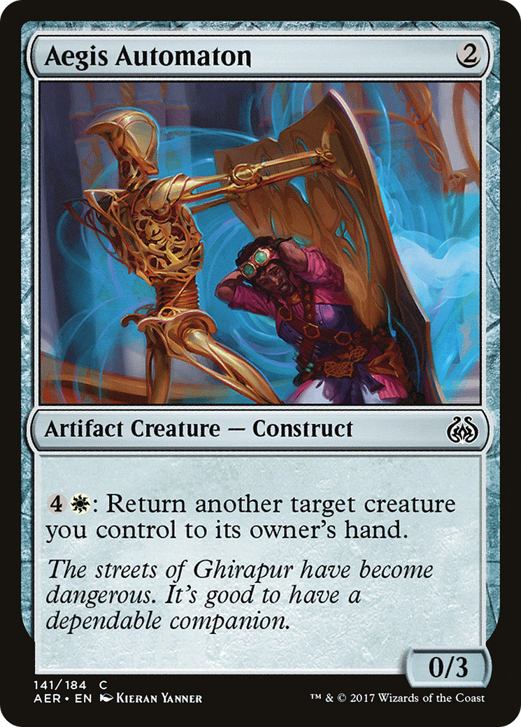 Image of Aegis Automaton (AER-141) - Aether Revolt Foil