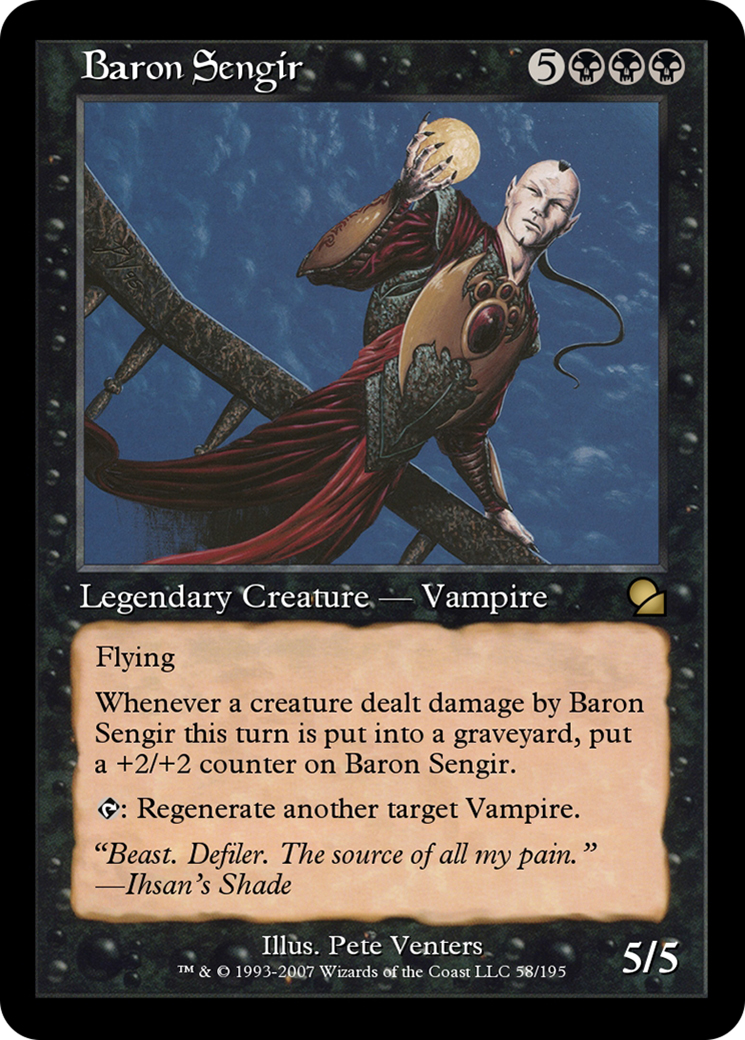 Image of Baron Sengir (ME1-058) - Masters Edition Foil