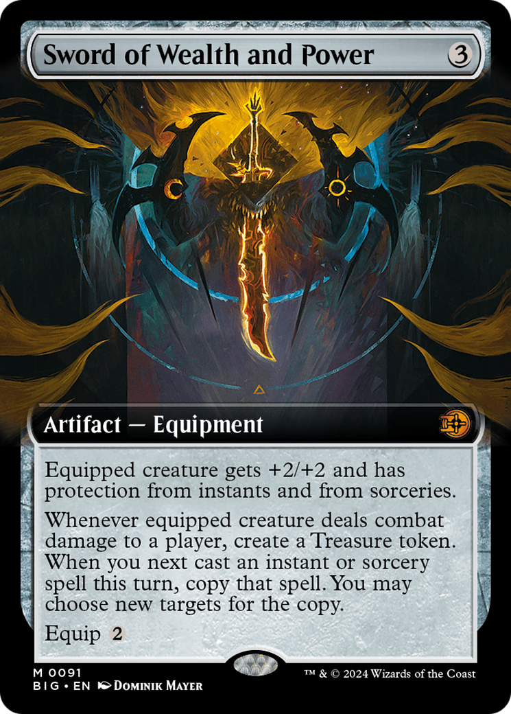 Image of Sword of Wealth and Power (Extended Art) (BIG-091) - The Big Score: (Extended Art)