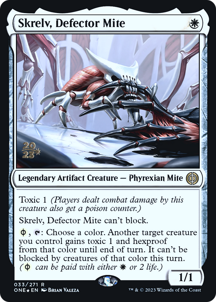 Image of Skrelv, Defector Mite (PRE-033) - Phyrexia: All Will Be One Promos Foil