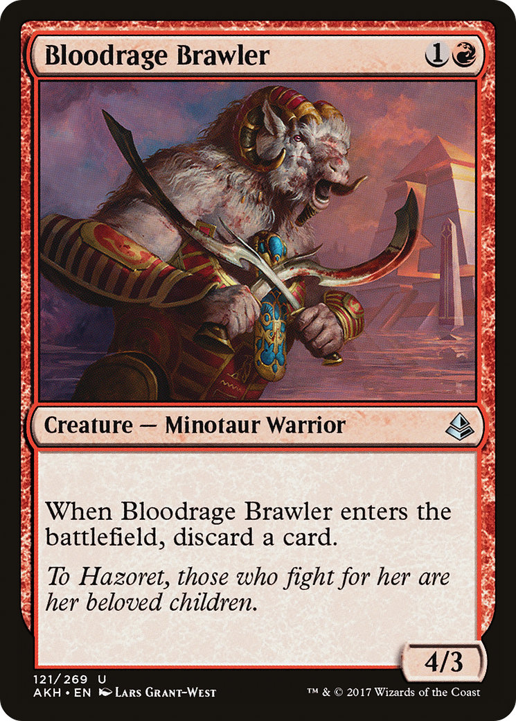 Image of Bloodrage Brawler (AKH-121) - Amonkhet