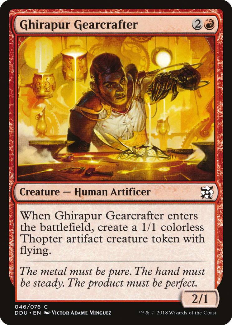 Image of Ghirapur Gearcrafter (DDU-046) - Duel Decks: Elves vs. Inventors