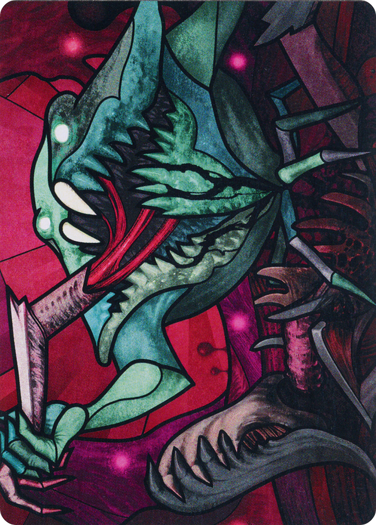 Image of Yargle, Glutton of Urborg // Yargle, Glutton of Urborg (AMOM-072) - March of the Machine Art Series (Borderless)