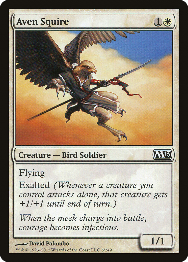 Image of Aven Squire (M13-006) - Magic 2013 Foil