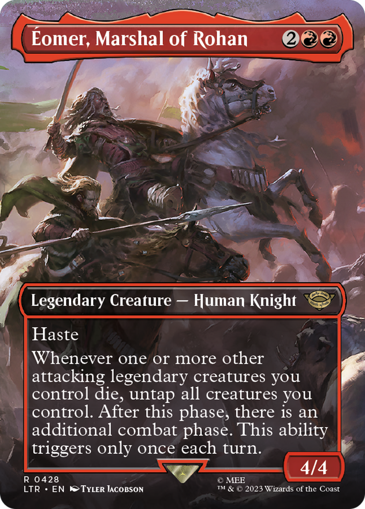 Image of Eomer, Marshal of Rohan (Borderless) (LTR-428) - The Lord of the Rings: Tales of Middle-earth (Borderless)