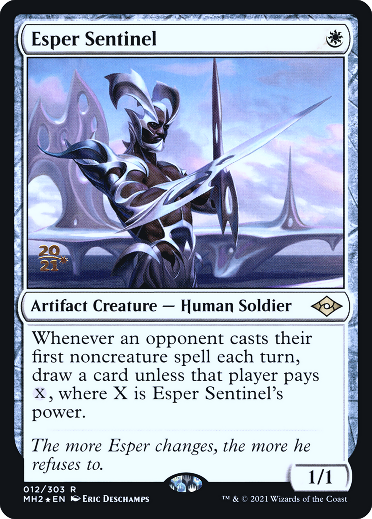 Image of Esper Sentinel (PRE-012) - Modern Horizons 2 Promos Foil