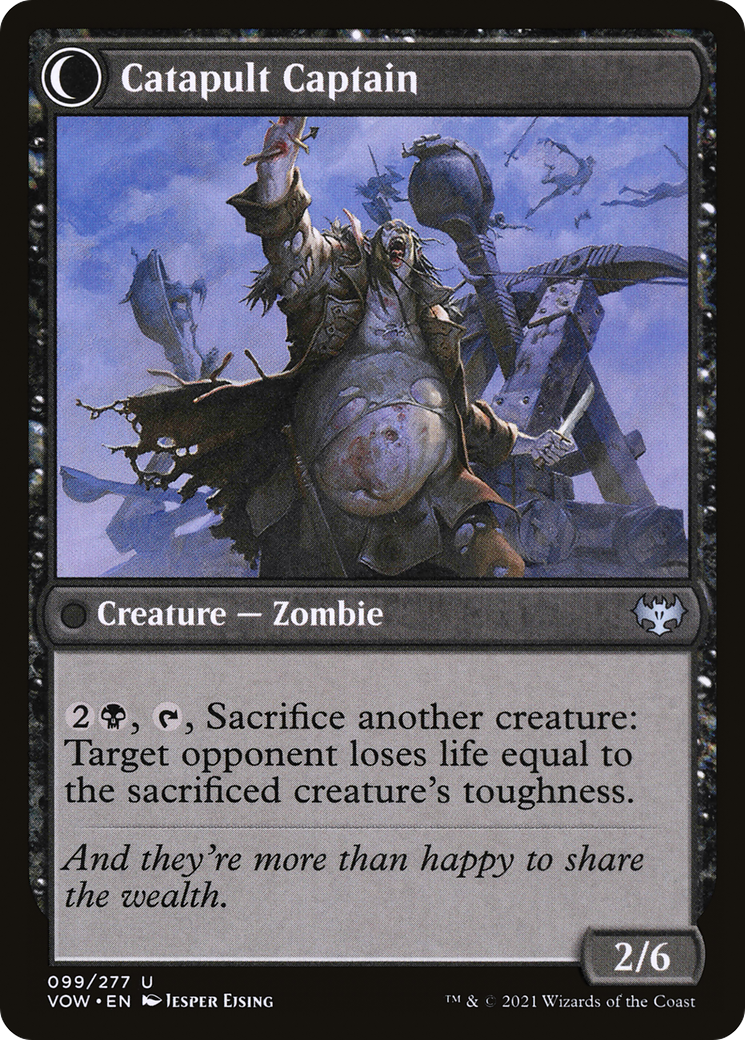 Image of Catapult Fodder (VOW-099) - Innistrad: Crimson Vow: (Double Faced Transform)