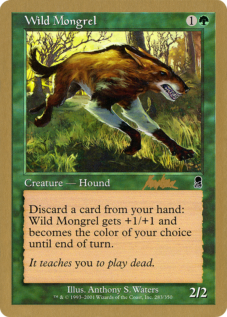 Image of Wild Mongrel - 2002 Brian Kibler (ODY) (WCD-) - World Championship Decks 2002