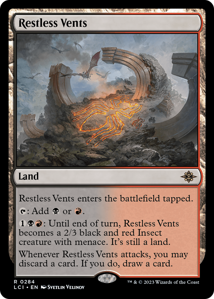 Image of Restless Vents (LCI-284) - The Lost Caverns of Ixalan Foil