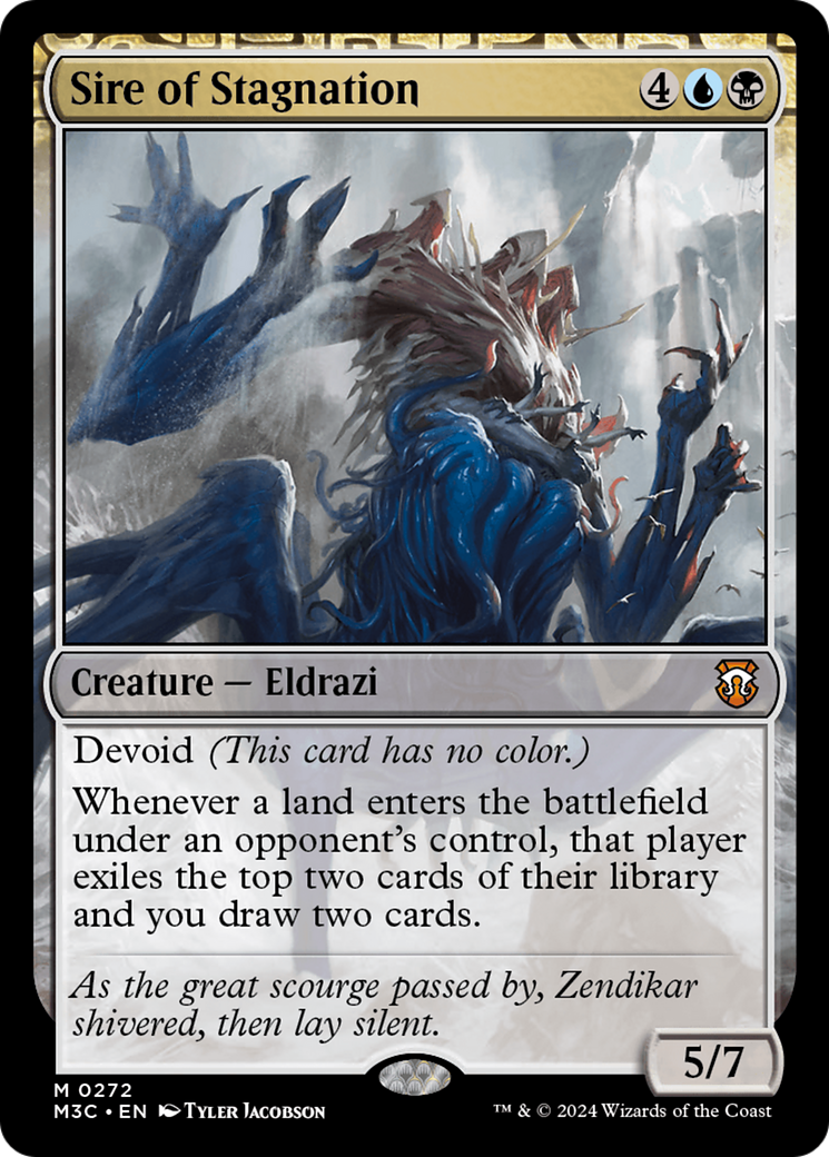 Image of Sire of Stagnation (M3C-272) - Modern Horizons 3 Commander: (devoid)