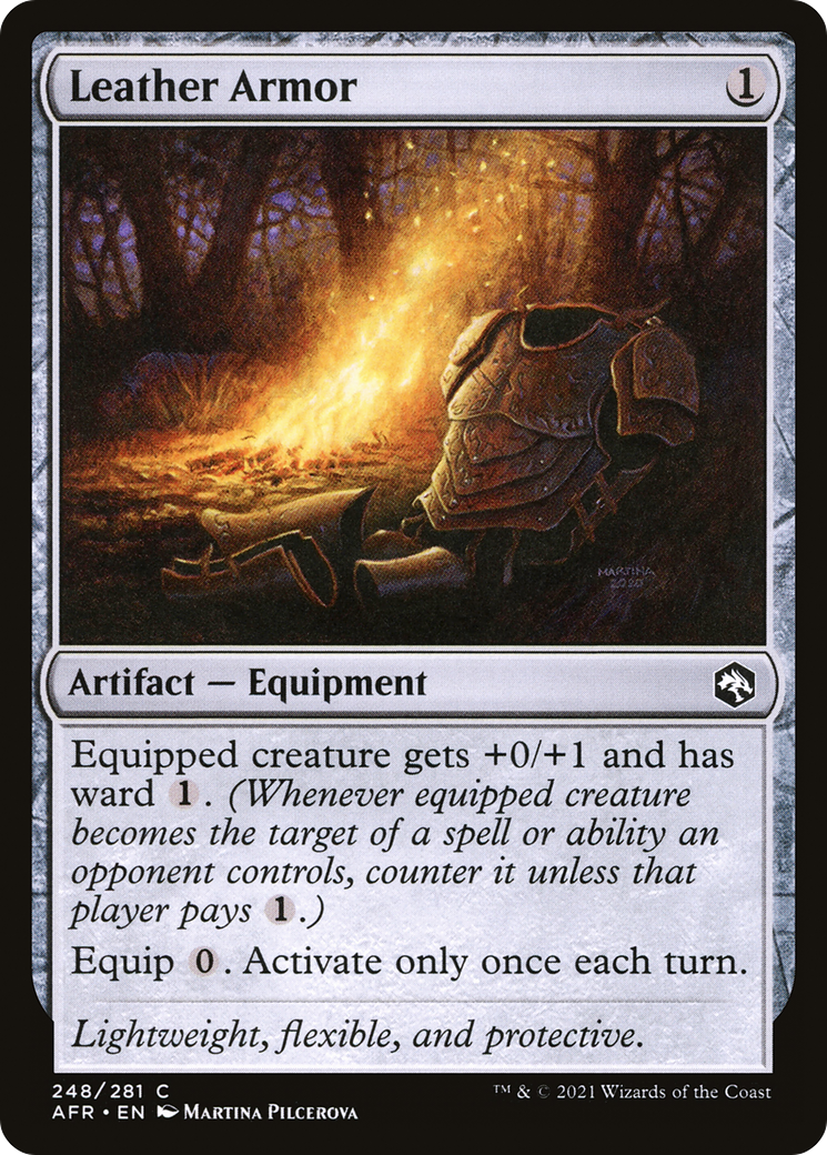 Image of Leather Armor (AFR-248) - Adventures in the Forgotten Realms Foil