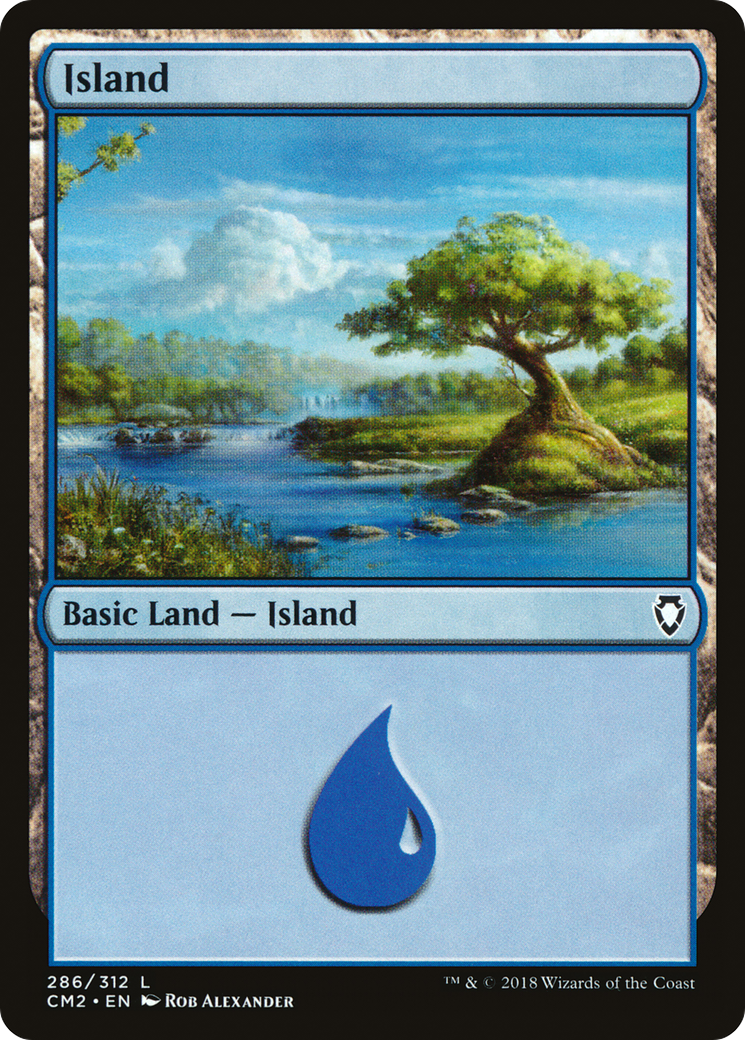 Image of Island (286) (CM2-286) - Commander Anthology Volume II