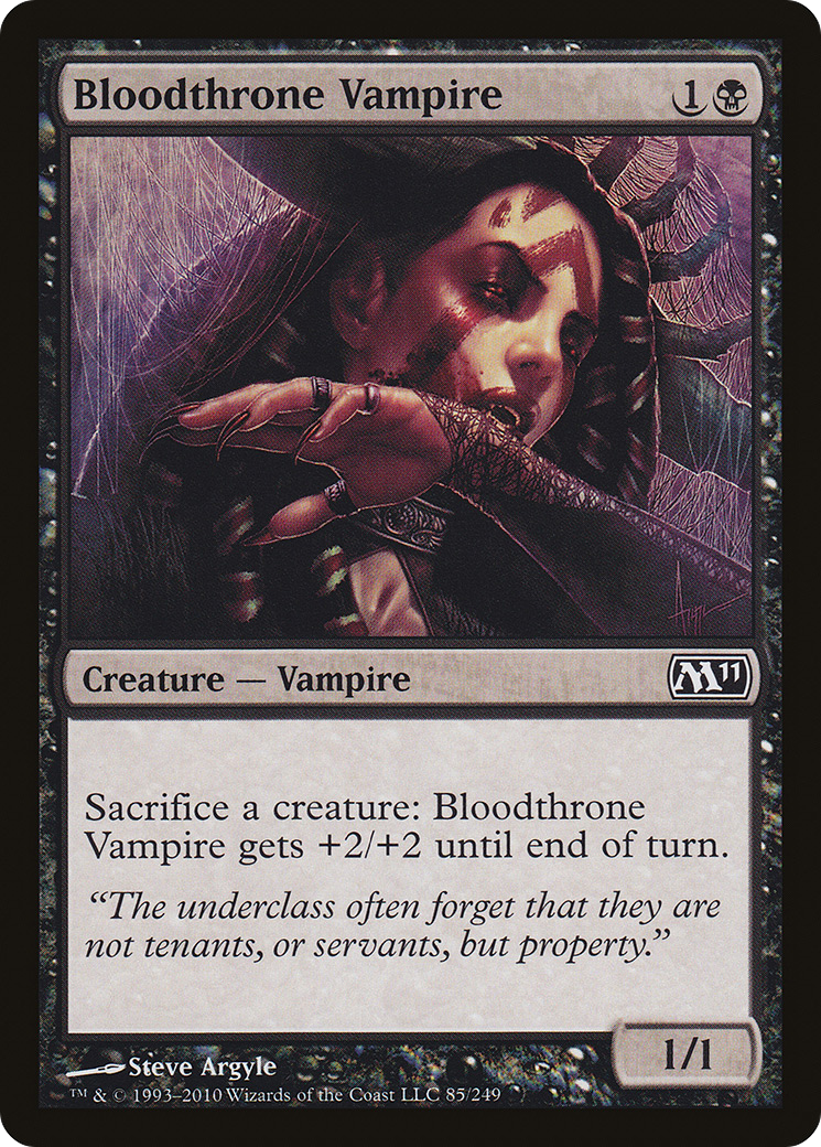 Image of Bloodthrone Vampire (M11-085) - Magic 2011