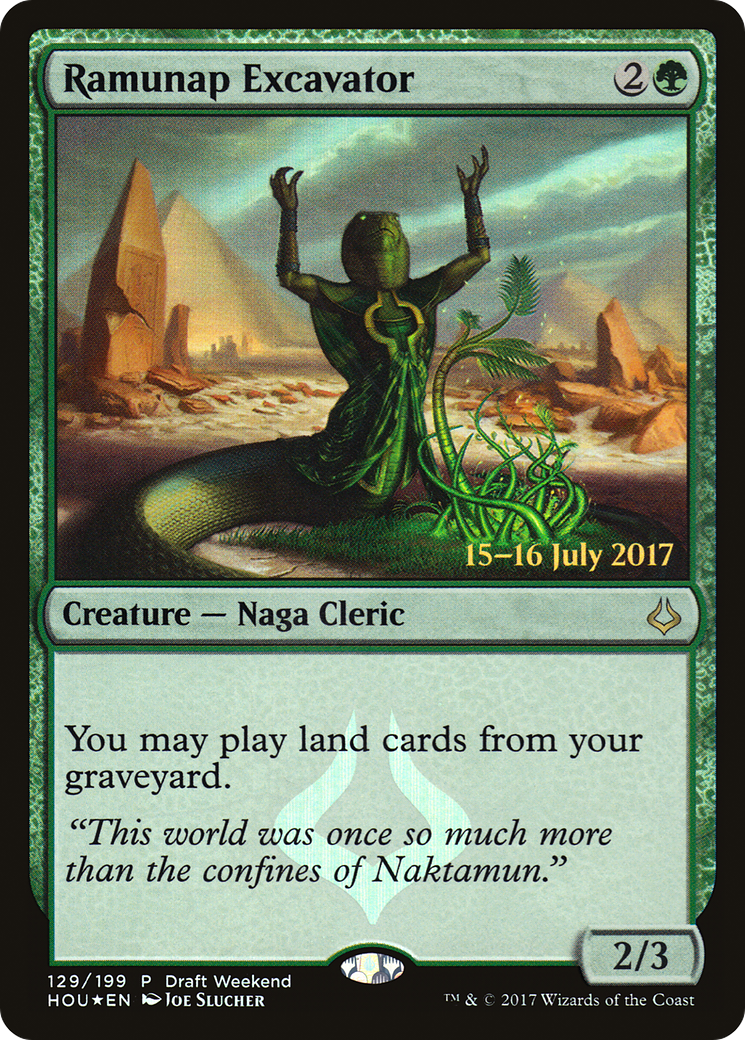Image of Ramunap Excavator (Draft Weekend) (LARP-129) - Hour of Devastation Promos Foil