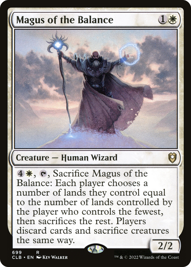 Image of Magus of the Balance (CLB-699) - Commander Legends: Battle for Baldur's Gate