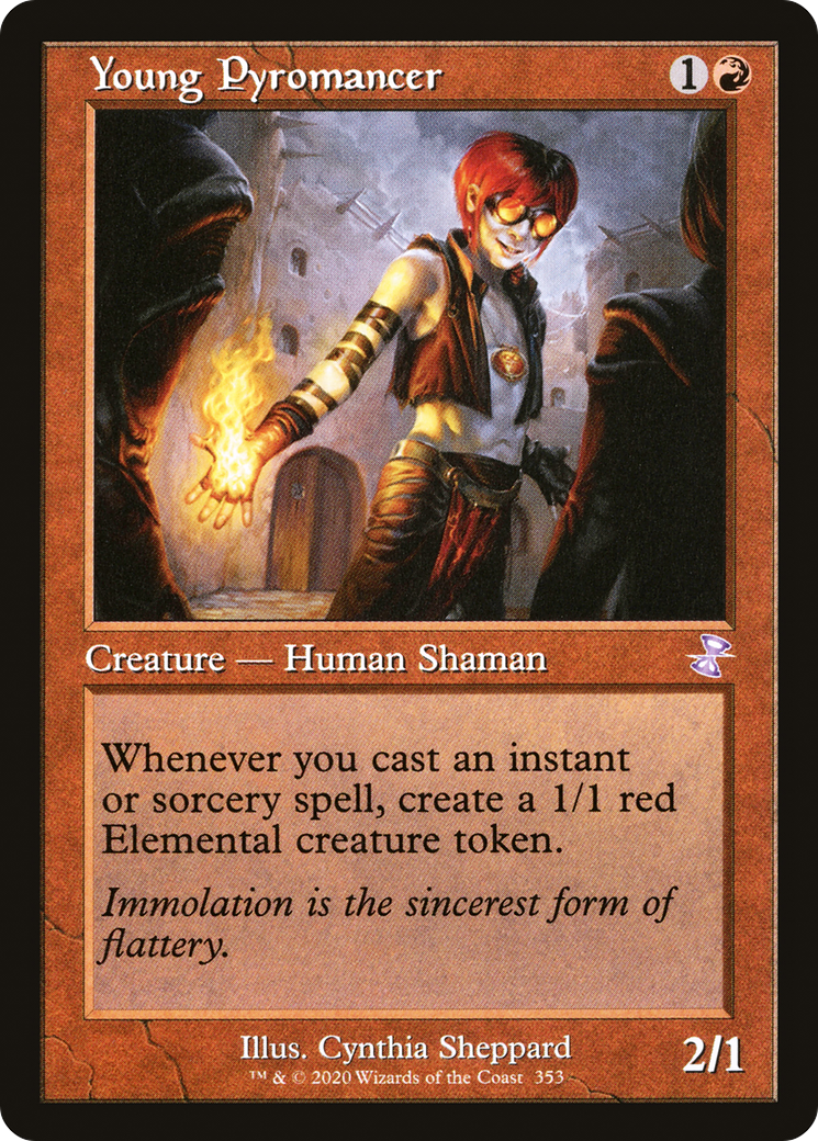 Image of Young Pyromancer (TSR-353) - Time Spiral Remastered Foil