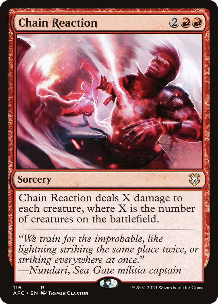 Image of Chain Reaction (AFC-116) - Forgotten Realms Commander