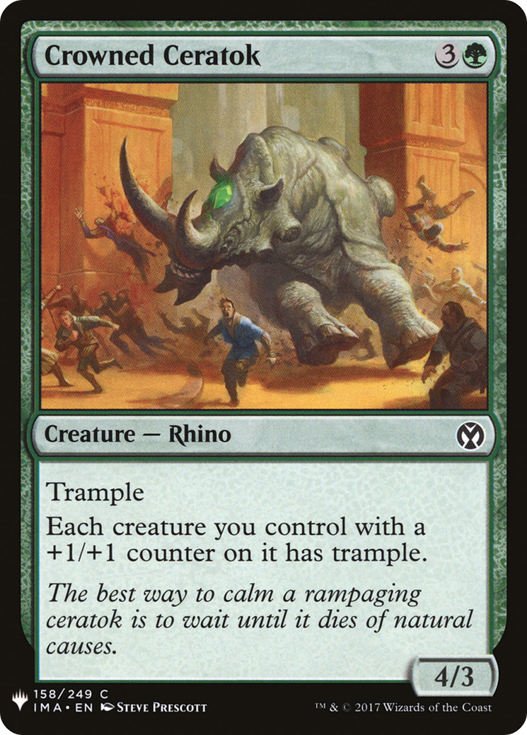 Image of Crowned Ceratok (LIST-IMA-158) - The List
