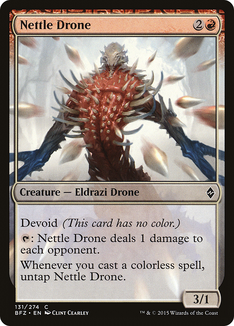 Image of Nettle Drone (BFZ-131) - Battle for Zendikar: (devoid)