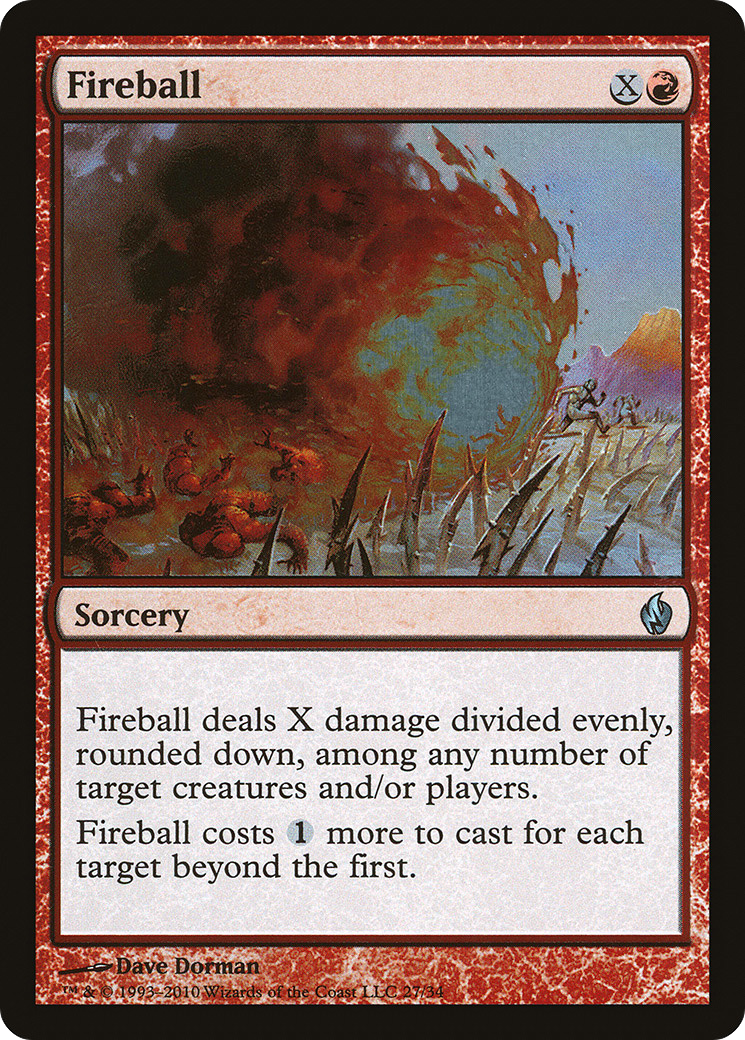 Image of Fireball (PD2-027) - Premium Deck Series: Fire and Lightning Foil