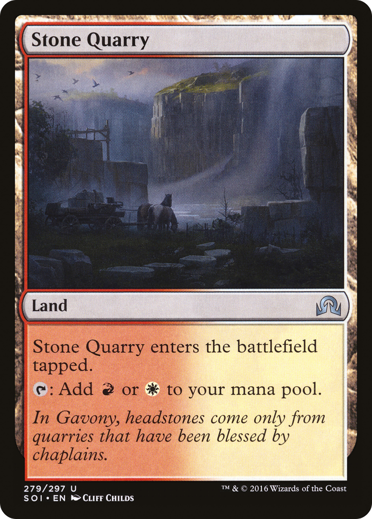 Image of Stone Quarry (SOI-279) - Shadows over Innistrad Foil