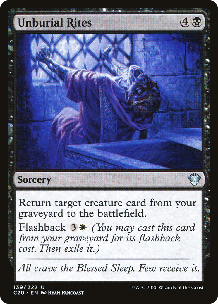Image of Unburial Rites (C20-139) - Commander 2020