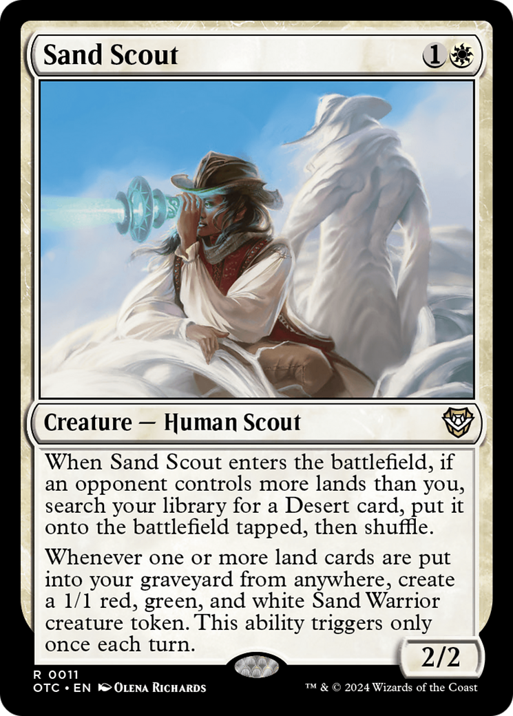 Image of Sand Scout (OTC-011) - Outlaws of Thunder Junction Commander