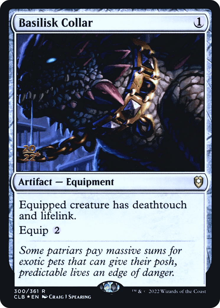 Image of Basilisk Collar (PRE-300) - Battle for Baldur's Gate Promos Foil