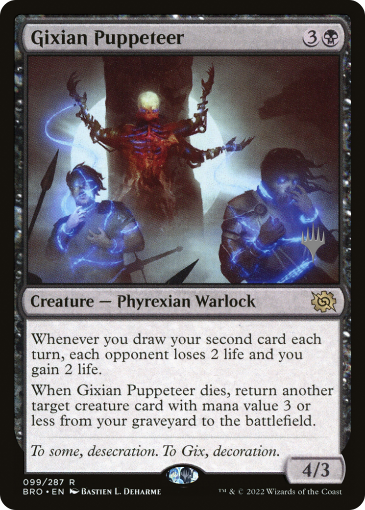 Image of Gixian Puppeteer (PPBRO-099) - The Brothers' War Promos Foil