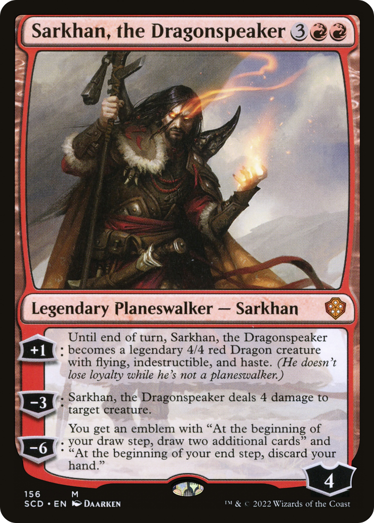 Image of Sarkhan, the Dragonspeaker (SCD-156) - Starter Commander Decks