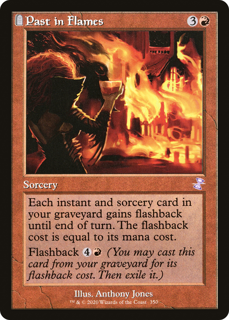 Image of Past in Flames (TSR-350) - Time Spiral Remastered: (tombstone) Foil